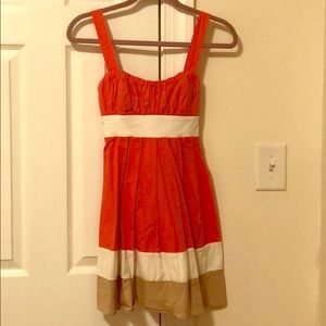 Coral Juniors Dress
